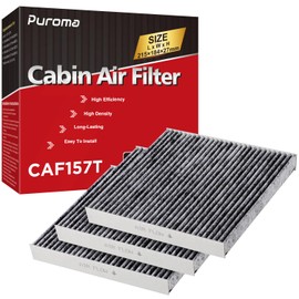 Puroma Puroma 3 Pack Cabin Air Filter with Activated Carbon, Replacement for CP157, CF12157, Select Lexus, Subaru and Toyota Avalon, Camry, Corolla, Highlander, Prius, RAV4, Sienna, Venza