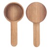 Nikou Kaffeelöffel Holz Messlöffel Größe Optionaler Küchensuppenlöffel(Short handle 8g)