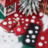 NBEADS 100 Pcs 4 Styles Mini Snowflake Ornaments, Mini Snowflakes
