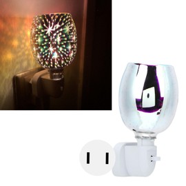 SASKATE Wax Melt Warmer, Plug in Wall Wax Melter Burner, Electric Pluggable Fragrance Candle Warmer, Electric Wax Melt Warmer, for Home Office Decor (US Plug 120V)