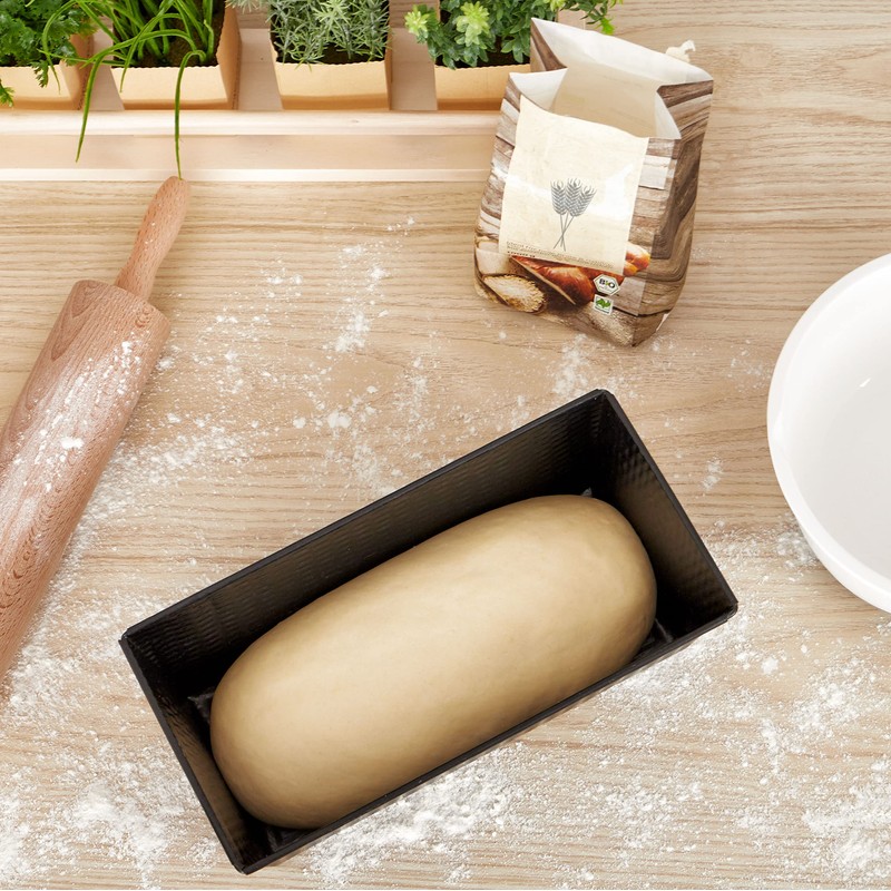 Grizzly Brotbackform, Kastenform 30 x 15 cm, sauerteigbeständig, antihaft, hoher
