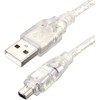 USB 2.0 Male to IEEE 1394 Mini 4Pin Male iLink