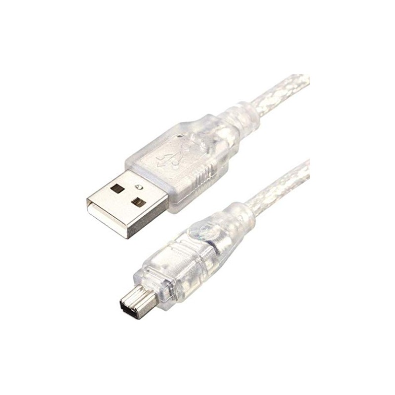 USB 2.0 Male to IEEE 1394 Mini 4Pin Male iLink