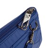 Travelon Anti-Theft Boho Clutch Crossbody, Lush Blue