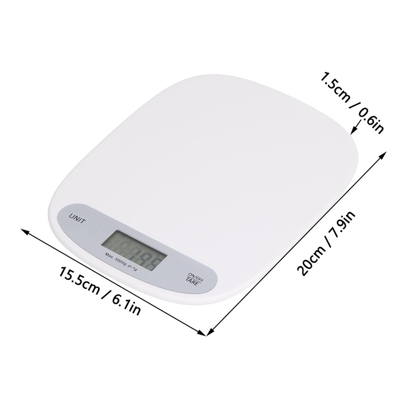 Food Scale, Versatile High Precision Digital Kitchen Scale 11.0lb Weight
