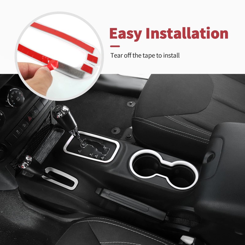 SQQP 18PCS Full Set Interior Trim Kit for Jeep Wrangler
