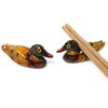 Honbay 10pcs Resin Painted Duck Chopsticks Holder Stand