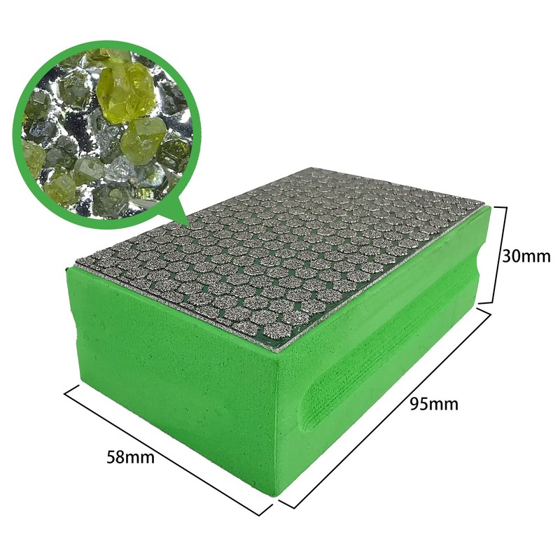 NBB Diamond Grinding Sponge Diamond Polishing Pad Sanding Block with