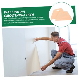 Operitacx 2 Stück Tapetenmesser -Schaber Tapeten-Toolkit Autofolienwerkzeuge Tapetenglätter-Tools Tapezierwerkzeuge Filmklebewerkzeug Werkzeuge zum Glätten von Tapeten Plastik