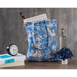 Maison d' Hermine Tote Bag for Women 100% Cotton Reusable Grocery Tote Bags for Shopping Kitchen Beach Travel Perfect for Gifts (Joli Jouy)