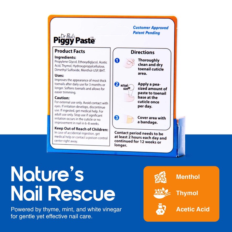 Dr. Paul's Piggy Paste Gel 2-Pack: Fast Acting Solution for