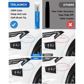 YZ/Z1/M6887 Oxford White Touch Up Paint Compatible with Ford Exact Match Touch Up Paint Car Scratch Repair