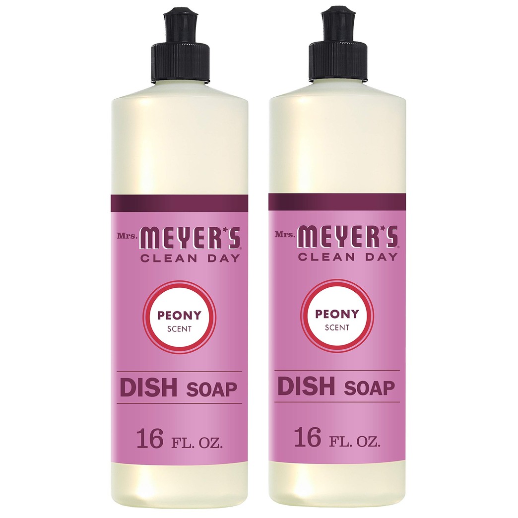 Mrs. Meyer's Clean Day Peony Scent Dish Soap 16 oz (Pack - 2)