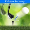 Magnetic Plastic Golf Tees, 5 Pcs Professional Long Golf Tees