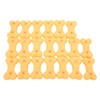 20pcs Rubber Dog Squeaky Bone Toy Teeth Cleaning Dog Bone