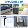 3-Layer HVAC Copper Pipe Insulation Cover 72" 600D Oxford AC