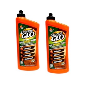 Orange Glo Hardwood Floor 4-in-1 Monthly Polish, 24 Oz (Pack of 2)