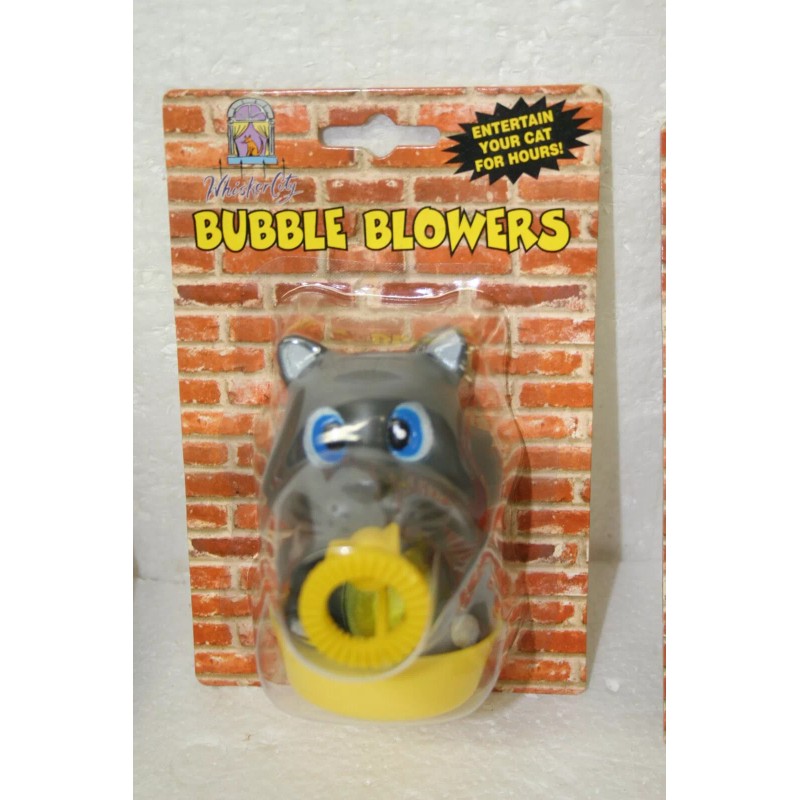 Whisker City Bubble Blowers Blow some catnip bubbles 3 count