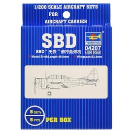 Trumpeter 004207 SBD Plastic Model Kit, Coloured