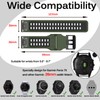 Miimall Compatible for Garmin Fenix 7X/6X/5X Bands, 26mm Width Soft