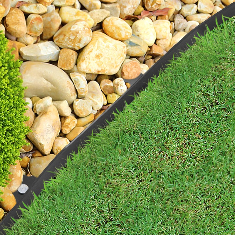 Gardzen 1.5" x 100' Landscape Edging Kit, Garden Edging Coil
