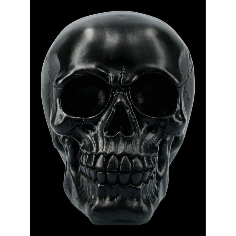 Figuren Shop GmbH Gothic Skull - Matt Black | Fantasy