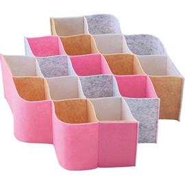 Cogit 90109 Drawer Storage Dividers Pastel Colors 17 Squares Change Size