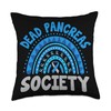 Dead Pancreas Society Throw Pillow
