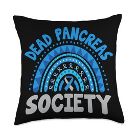 Dead Pancreas Society Throw Pillow