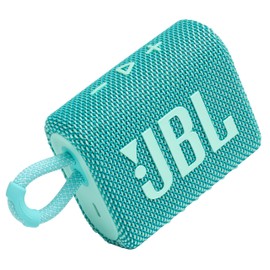 JBL Go 3 - Portable Mini Bluetooth Speaker, big audio and punchy bass, IP67 waterproof and dustproof, 5 hours of playtime, speaker for home, outdoor and travel (Teal)