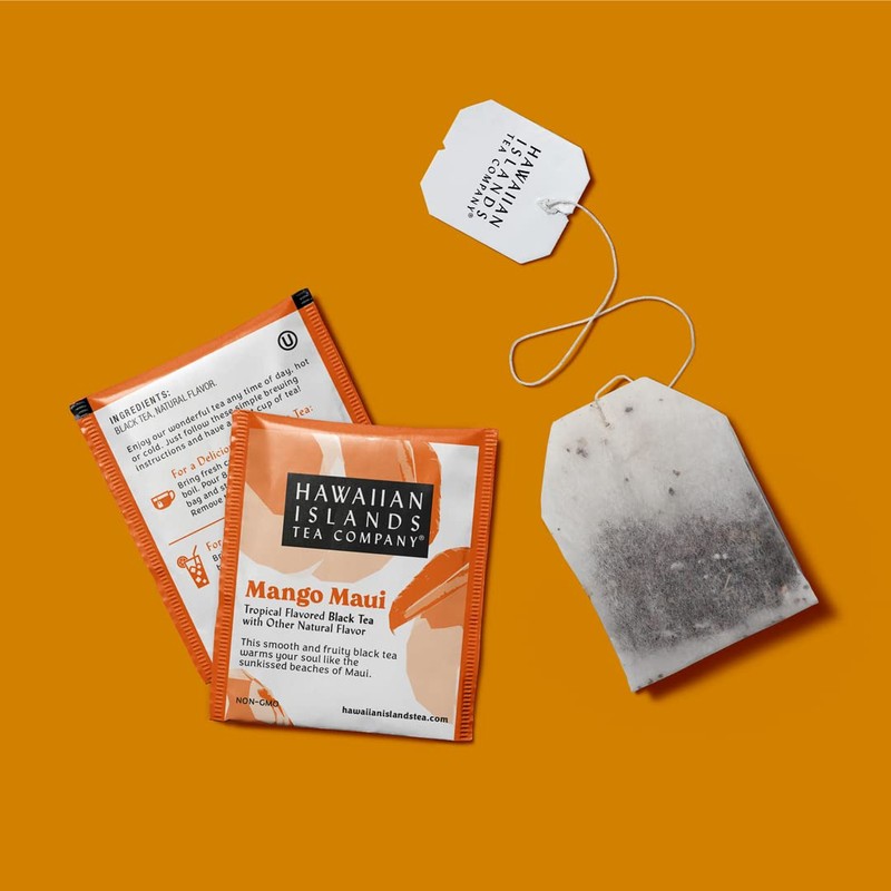 Hawaiian Islands Tea, Mango and Passion Fruit Flavors Combo Bundle
