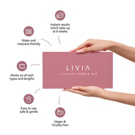 Eyelash Lift Kit – Instant, Salon-Quality Lashes at Home – Safe & Easy DIY for Stunning, Long-Lasting Curls – Gentle, Hormone-Free Formula