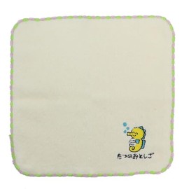 Oekaki Series Mini Towel, One Point Embroidery Handkerchief Towel, Tatsuno Otoshigosan, Funny Miscellaneous Goods