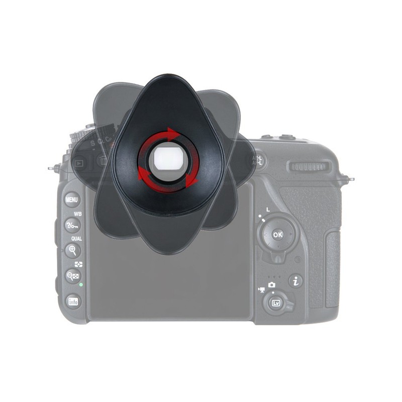 JJC Eyecup 2 Pack Rubber Eyepiece for Nikon D5600 D3500