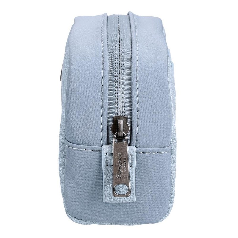 Pepe Jeans Jana, lässige Reisetaschen, blau und beige, aus Polyester