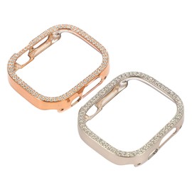 Gatuida 8pcs Bumper Protective Case for Lightweight Scratch-Resistant Watch Cover Easy Access to Buttons for Women Accessories