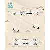 SONGMICS Clothes Drying Rack Foldable, Gullwing Laundry Drying Rack, Space-Saving,
