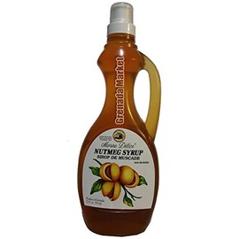 Nutmeg Syrup (Sirop de Muscade) Product of Grenada, Caribbean.