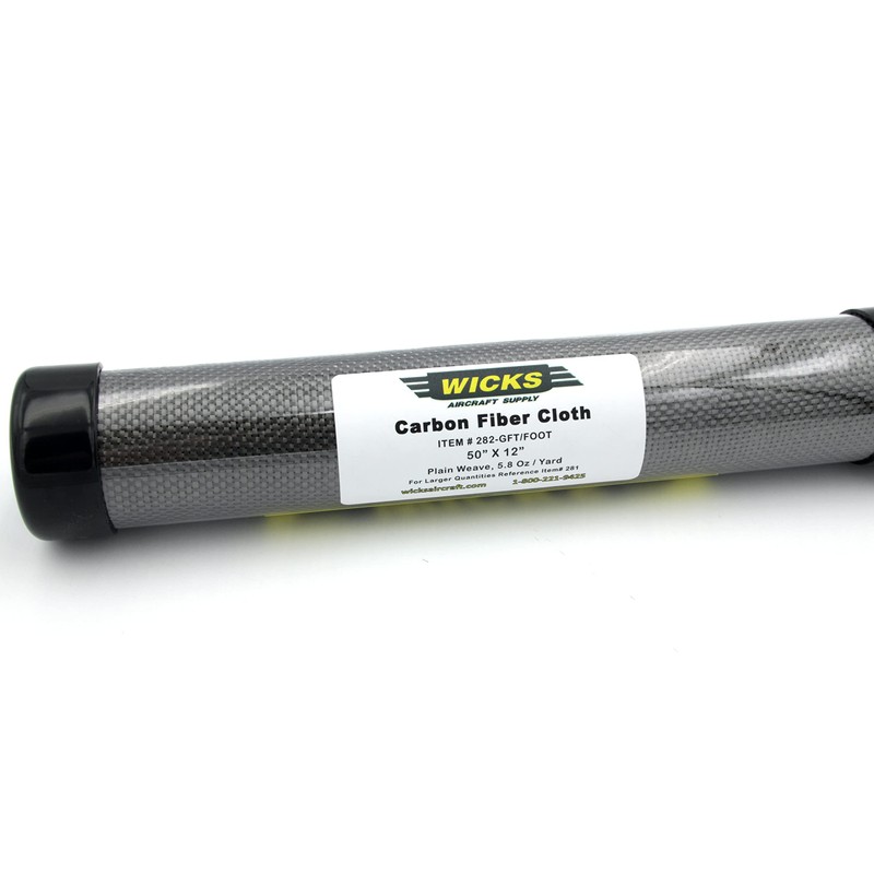 Aerospace Grade Carbon Fiber Cloth, 50" X 12"