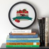 CafePress Crate of Strawberries 10" Wall Clock for Livingroom, Kitchen,