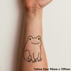 'Cute Frog' Temporary Tattoo - Water Resistant, Skin-Safe, Non-Toxic Transfer