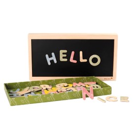 Micki-Magnetbuchstaben mit Box – Bunte Magnetbuchstaben aus Holz für Kinder ab 3 Jahren