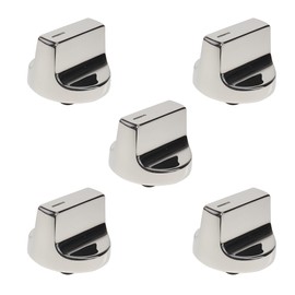 Upgraded Stainless Steel W11366438 Stove Knobs, Compatible with Whirlpool Range WCG55US0HS00 WCG55US0HS05 WCG55US6HS05 WCG77US0HS00 WCG77US0HS05, Replacements for W10850010 W11084623 Stove Knob, 5PCS
