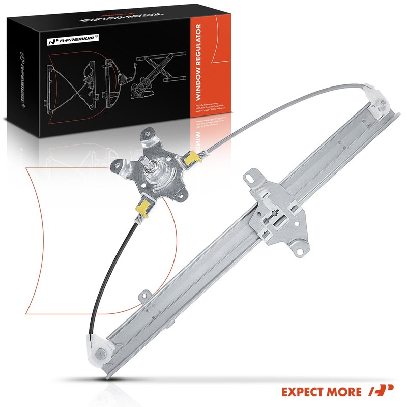 A-Premium Manual Window Regulator Compatible with Nissan Frontier 2005-2019 &