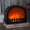 Simulated LED Fireplace Lantern USB & Battery Powered Flameless Light