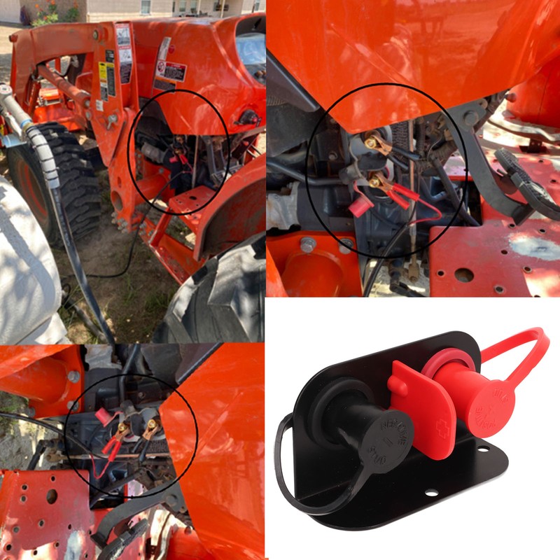 Remote Battery Terminals with Waterproof Caps for UTV ATV Car
