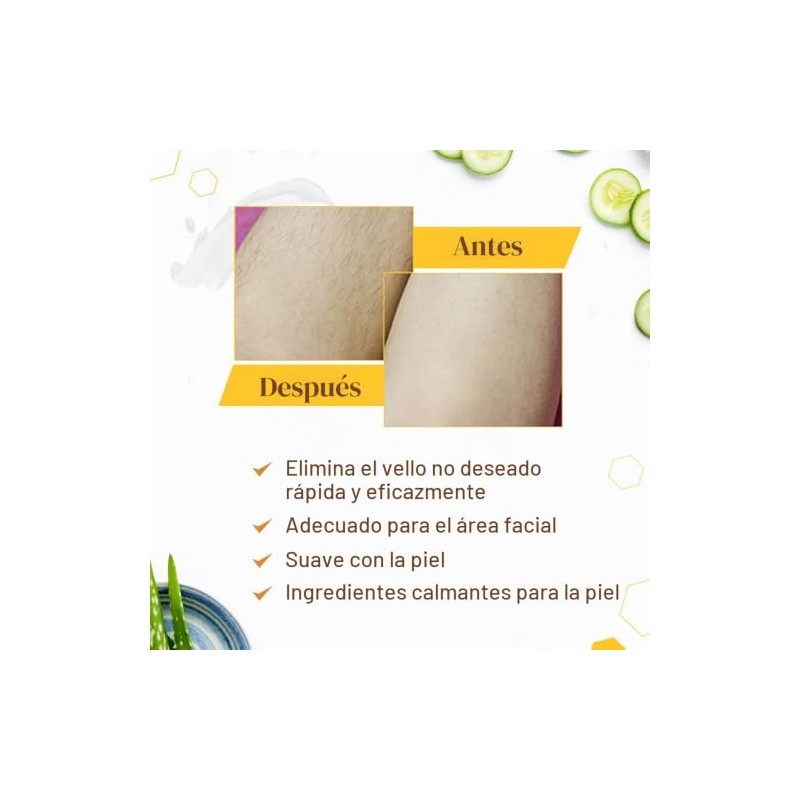 Gigi Hair Removal Cream for The Face, 1 oz &