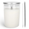 Glass Milk Container for Jura & Stainless Steel Milk Pipe