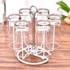 Desktop Ration Water Mug Cup Glass Holder Draining Drying Rack