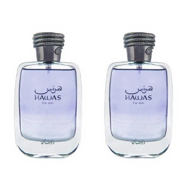 Hawas Men 2 pack by Rasasi EDP SP 3.4 oz